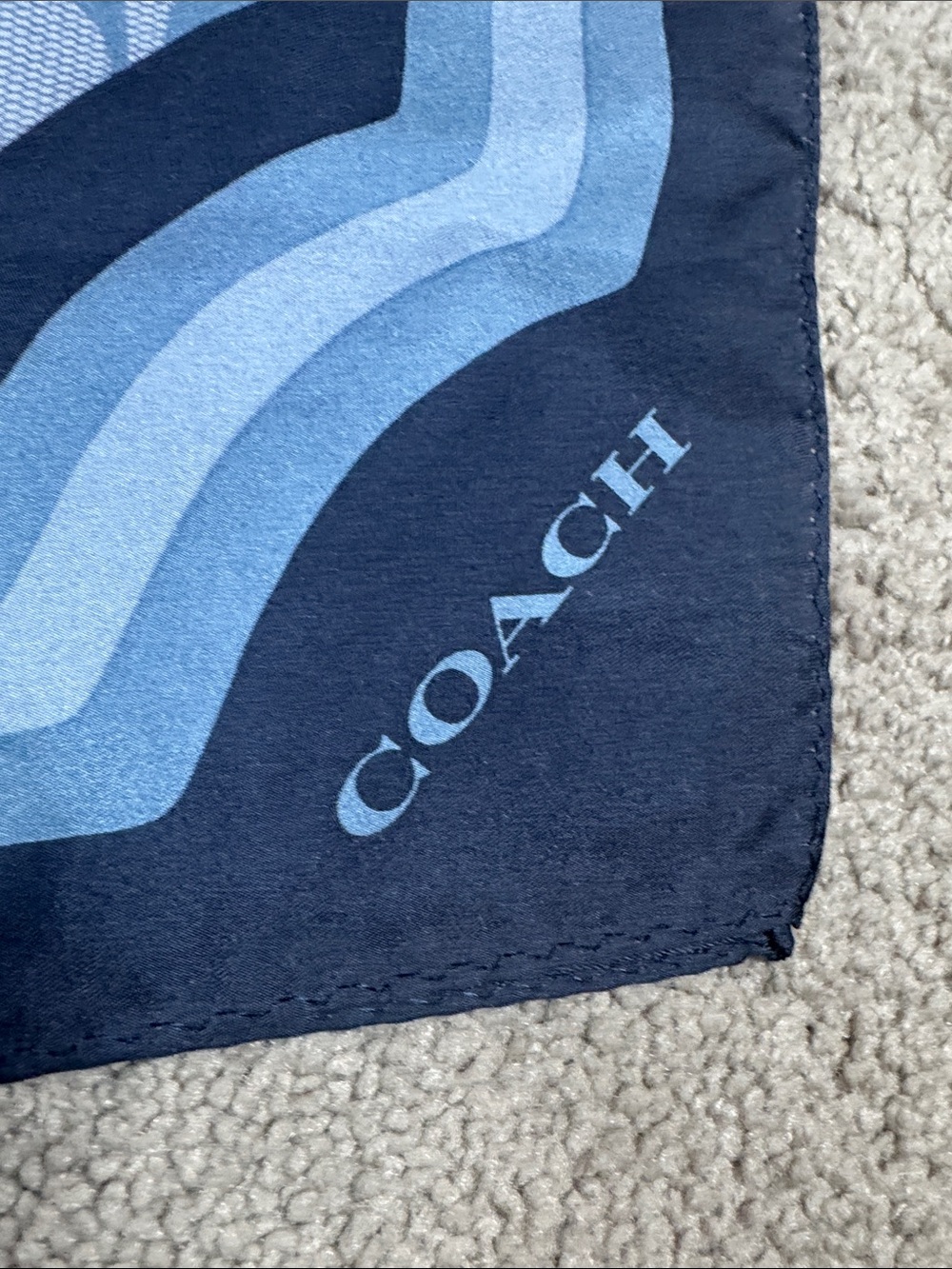 Coach Horse and Carriage Silk Scarf - Picture 5 of 5
